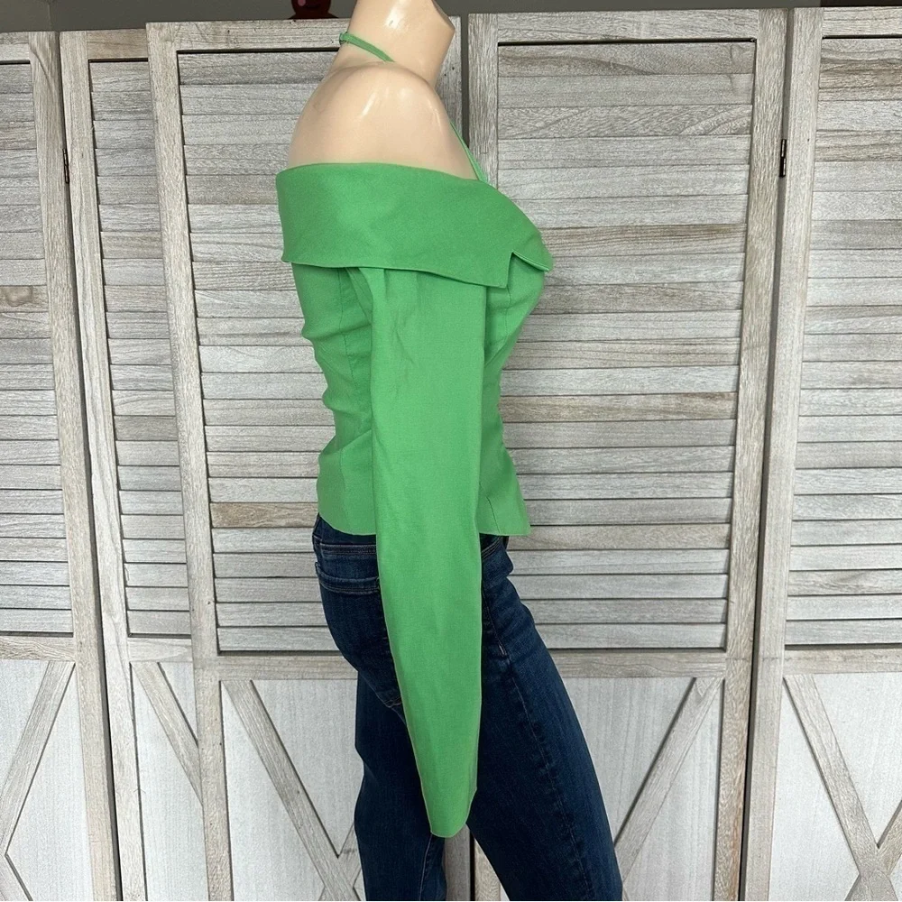 ZARA FITTED CROP BLAZER - Picture 14 of 16